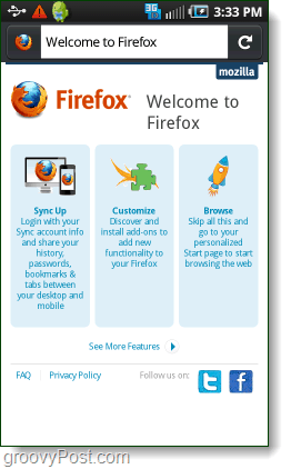 Firefox på android