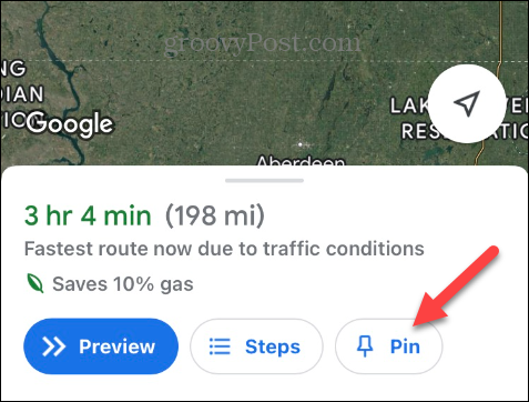 Lagre en rute på Google Maps