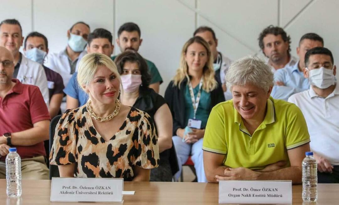 Havva Erdem ble mor takket være en livmortransplantasjon! prof. Dr. Savnet Özkan ga den gode nyheten