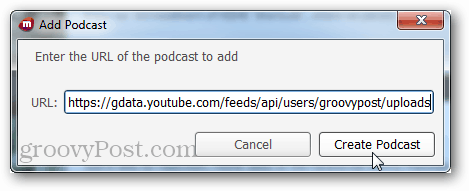 podcast url for groovypost