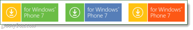 Windows Phone 7 ny knappelogo
