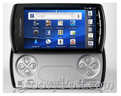 Sony Ericsson slipper sin groovy PlayStation-telefon