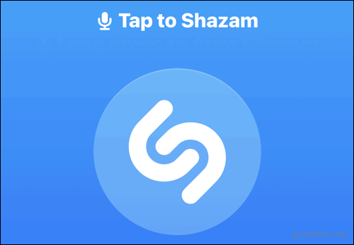Trykk for å Shazam