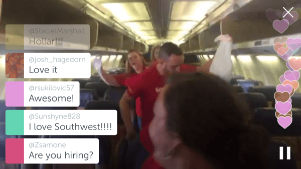 I denne Periscope-sendingen viser Southwests kulturkomité hvordan selskapet holder flyene sine rene.