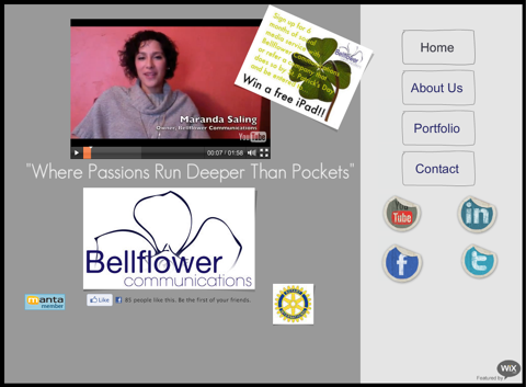 hjemmesiden til bellflower kommunikasjon