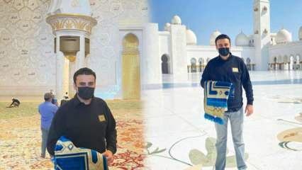  CZN Burak ba ved Sheikh Zayid-moskeen i Dubai! Hvem er CZN Burak?