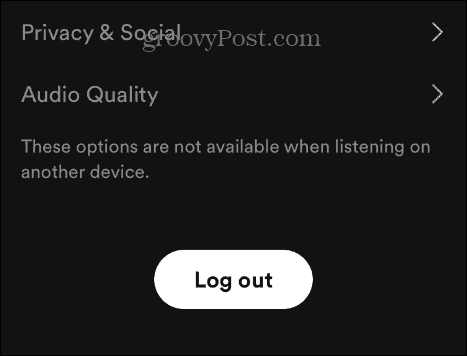 Spotify-tekstene fungerer ikke