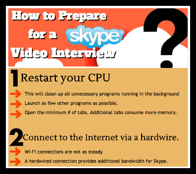 hvordan du forbereder deg på et skype-intervju