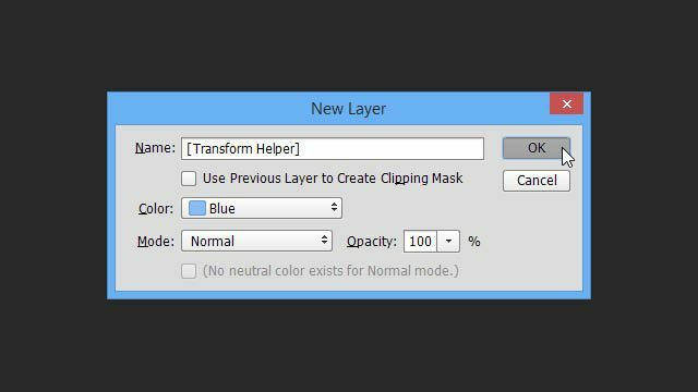 Juks Photoshop Tekstlag Transformasjoner Triks nytt lag dialogboks navn fargemodus transformer hjelperlag oppretter juks