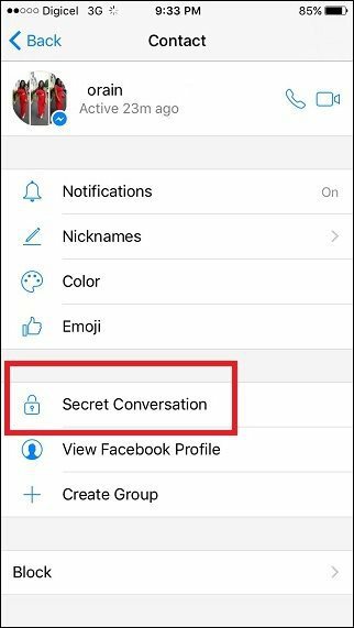 Facebook Messenger Hemmelige samtaler: Slik sender du krypterte meldinger fra ende til ende på iOS, Android og WP
