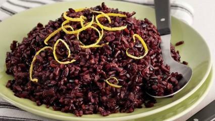 Hva er svart ris og hvordan lage pilaf av svart ris? Koketeknikker for svart ris