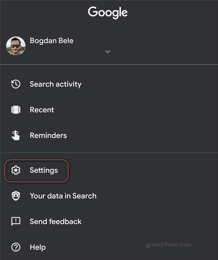 Google Assistant Google Keep-innstillinger