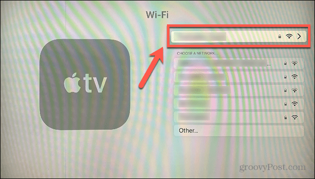 Apple TV wifi-tilkobling