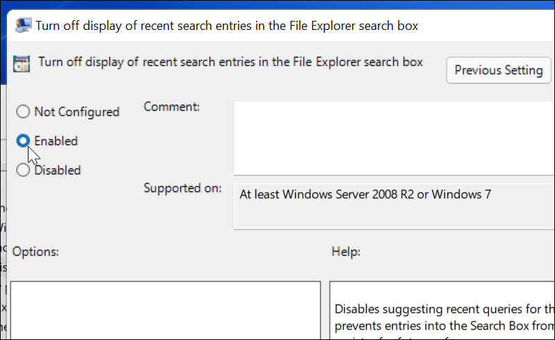 deaktiver nettsøkeresultater på Windows 11