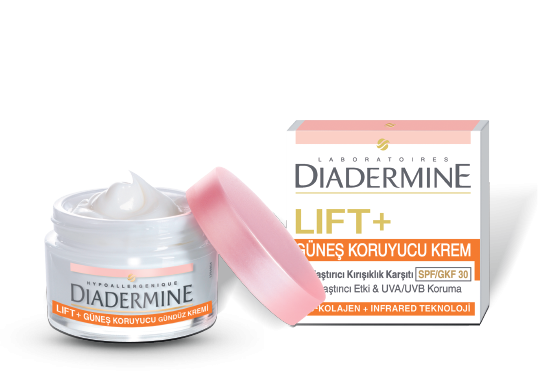 Hvordan bruke Diadermine Lift + Sunscreen Spf 30 Cream