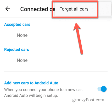 android auto glem alle biler