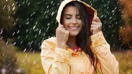 Hva er fordelene med regnvann for hud og hår?