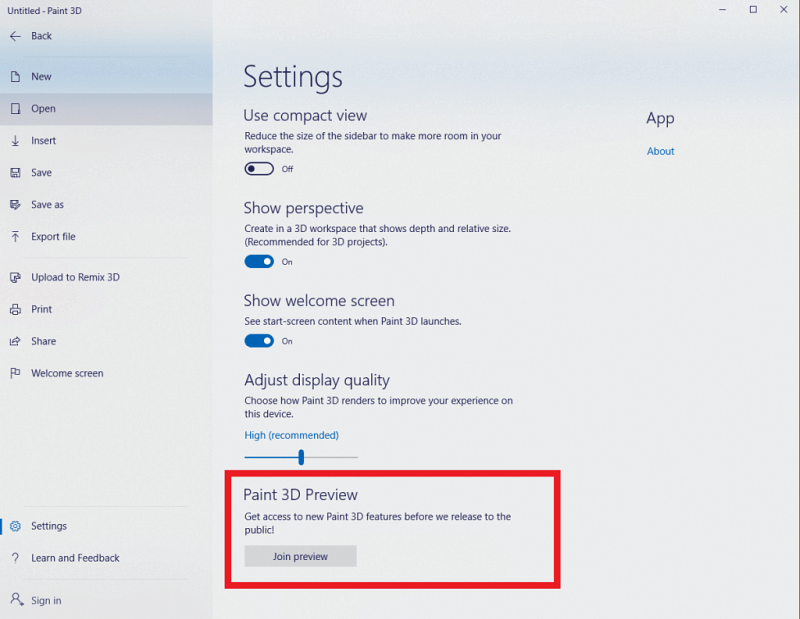Windows 10 App Preview-program