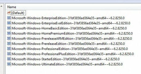 Windows 8 for å ha ni versjoner