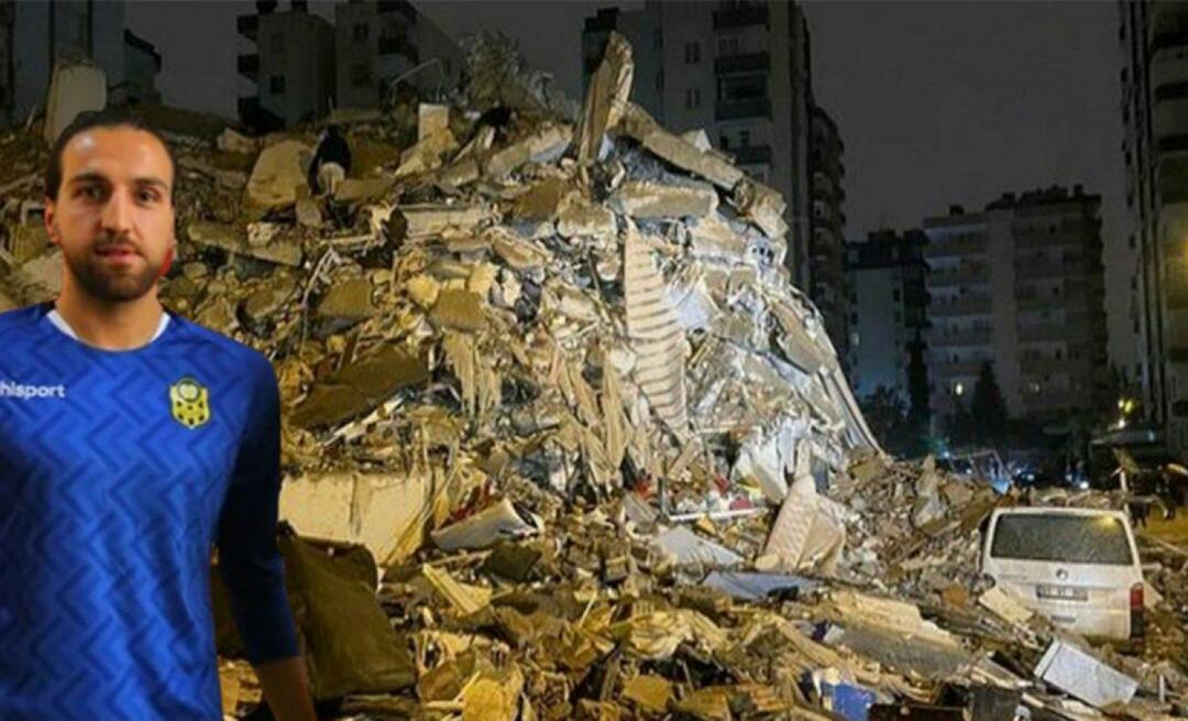 Bitre nyheter fra jordskjelvområdet: Den kjente fotballspilleren Ahmet Eyüp Türkaslan mistet livet!