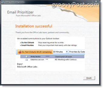 Slik organiserer du innboksen din med nytt Email Prioritizer-tillegg for Microsoft Outlook:: groovyPost.com