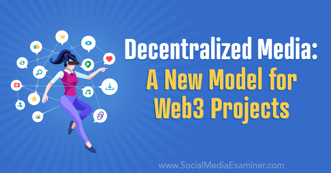 Desentraliserte medier: En ny modell for Web3-prosjekter: Undersøker for sosiale medier