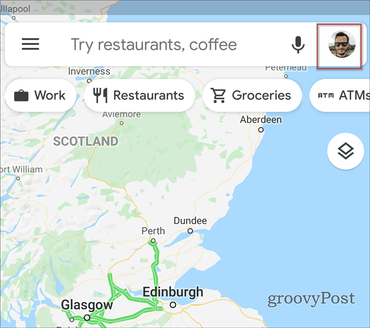 Google maps Incongnito profil bilde