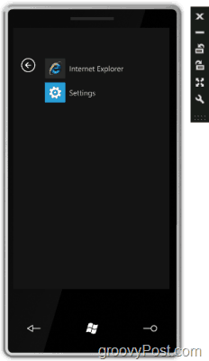 test ut grunnleggende funksjoner i Windows Phone 7