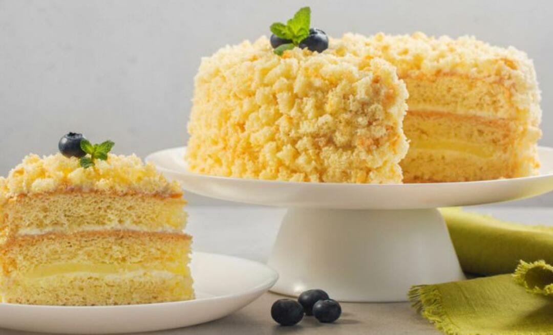 Hvordan lage torta mimosa MasterChef torta mimosa oppskrift! Italiensk kake torta mimosa