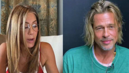 Brad Pitt og Jennifer Aniston møtes på lesearrangementet