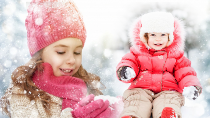 De mest passende vinterklærne i barneklær og deres priser