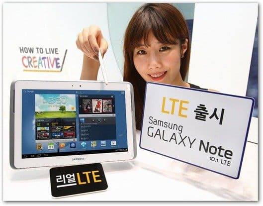 Samsung Galaxy Note 10.1 får LTE-versjon, bare i Korea