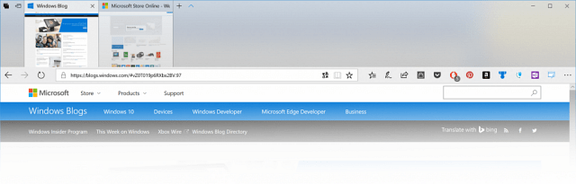 Microsoft Edge forbedringer