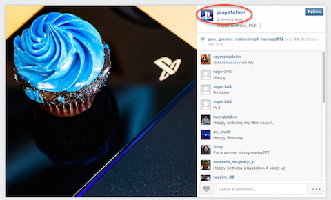 playstation instagram innlegg