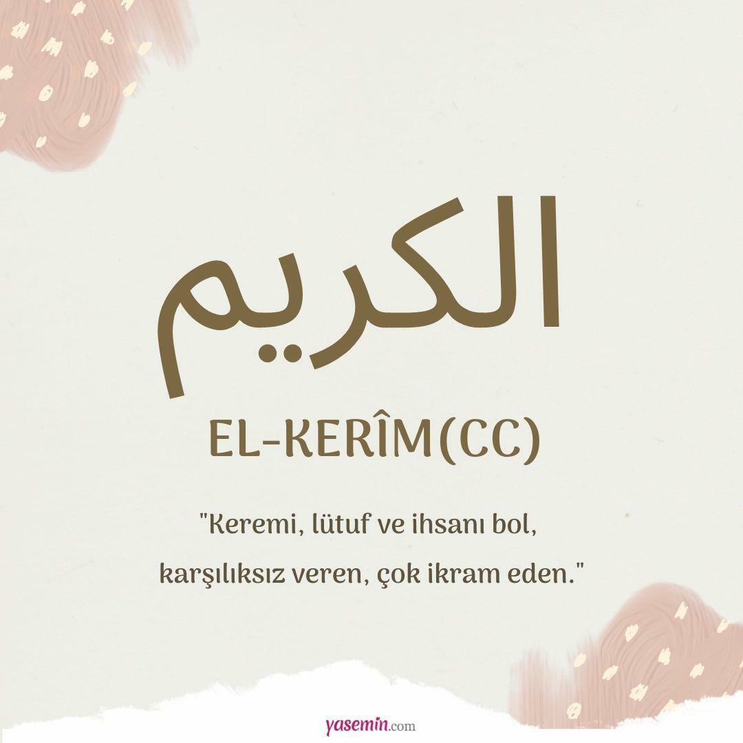 al-Karim navn