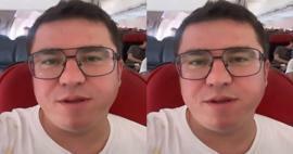 Ibrahim Büyükaks vanskelige øyeblikk på flyet! Overrasket over det som skjedde