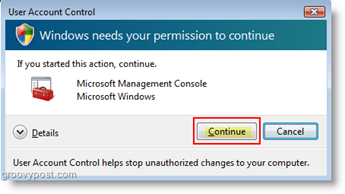 Angi brukerkontoatferd for brukerkontokontroll (UAC) Windows Vista