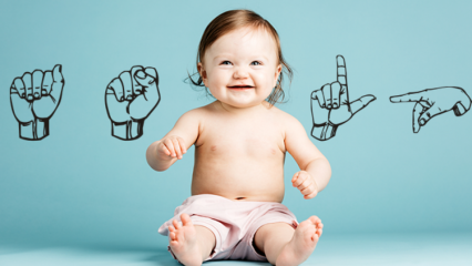 Hva bør gjøres med babyer som ikke kan snakke? Hva er fordelene med babys tegnspråk?