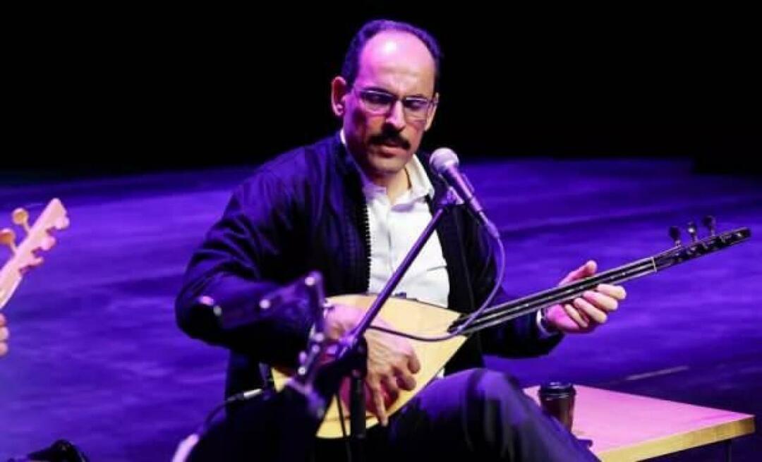 İbrahim Kalın fremførte en uforglemmelig konsert med 'İrfani Türküsü'!