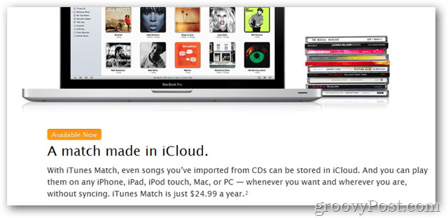 Apple slipper iTunes Match - gjennomgang av første titt