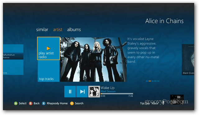 Xbox Live Gets Rhapsody Music App for 360 Console