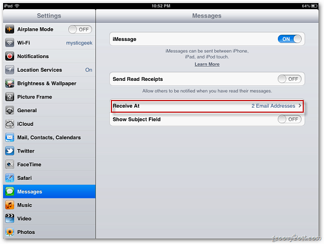 Apple iOS 5: Hold iMessages synkronisert mellom iPhone og iPad