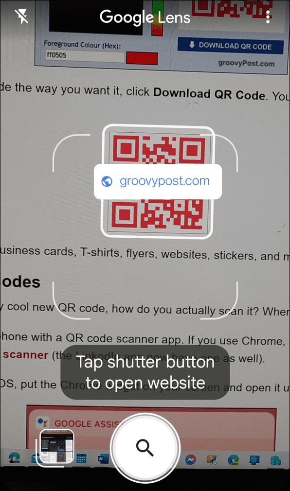 Skann QR-koder på Android