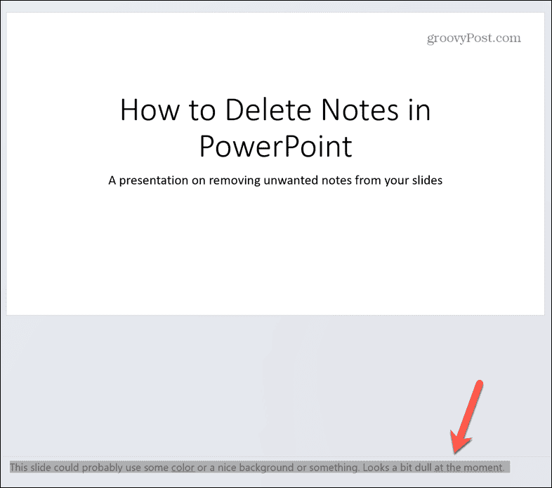 powerpoint uthevede notater