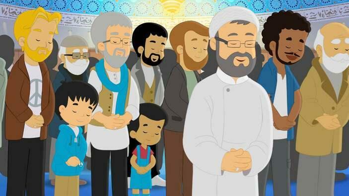 Scener fra den første episoden av Ramadan Moon-animasjonen