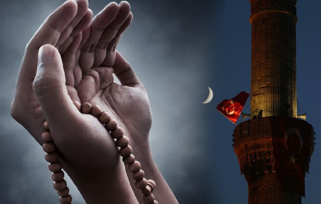 Bønn til bønn på arabisk og tyrkisk