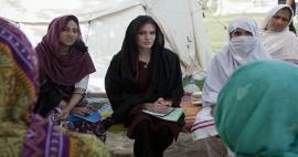 Angelina Jolie skyndte seg til hjelp for folket i Pakistan!
