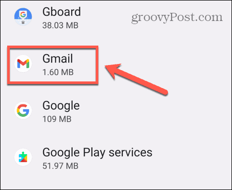android gmail app