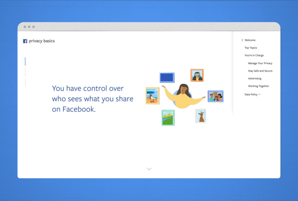 Det oppdaterte nettstedet Facebook Privacy Basics gjør det lettere å finne tips og verktøy for å kontrollere informasjonen din på Facebook.