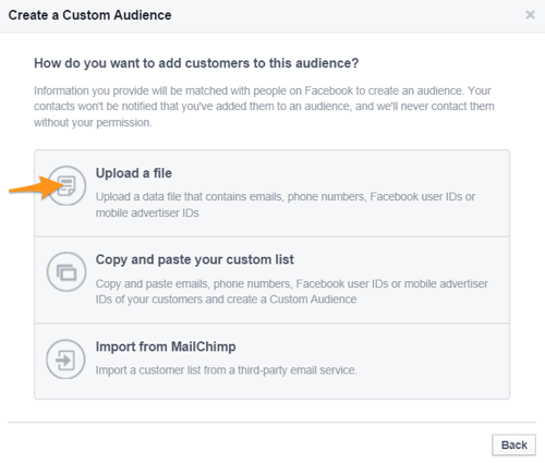 facebook lage tilpasset publikum